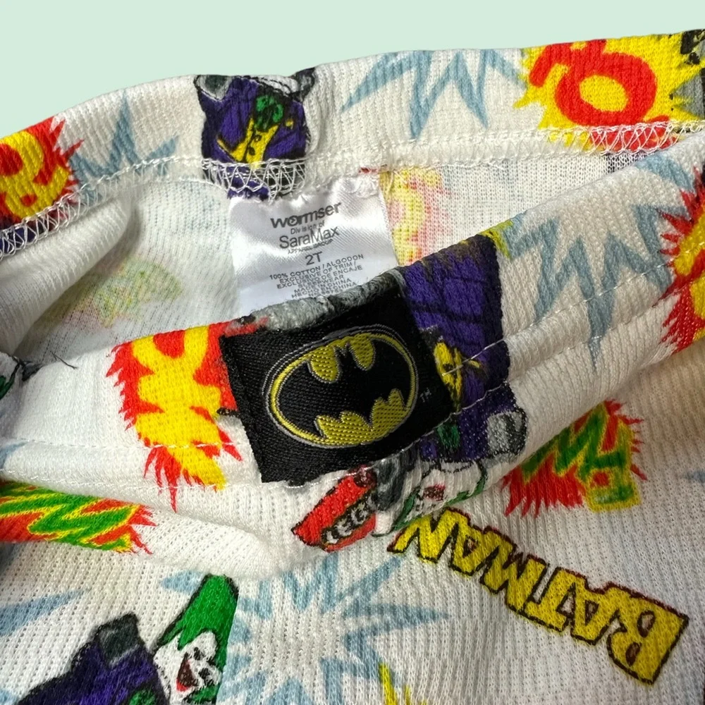 Toddler Lego Batman Joker Pow! Two Piece Long Sleeve Pajama Set Size 2T